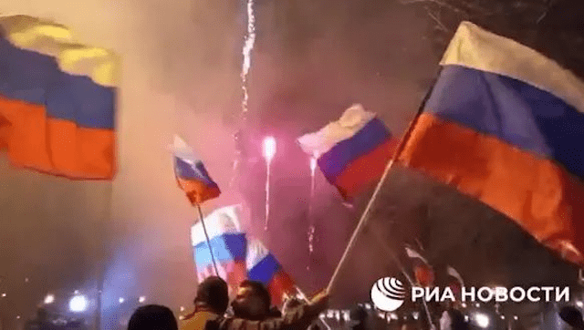 普京下令俄罗斯军队进入乌东地区