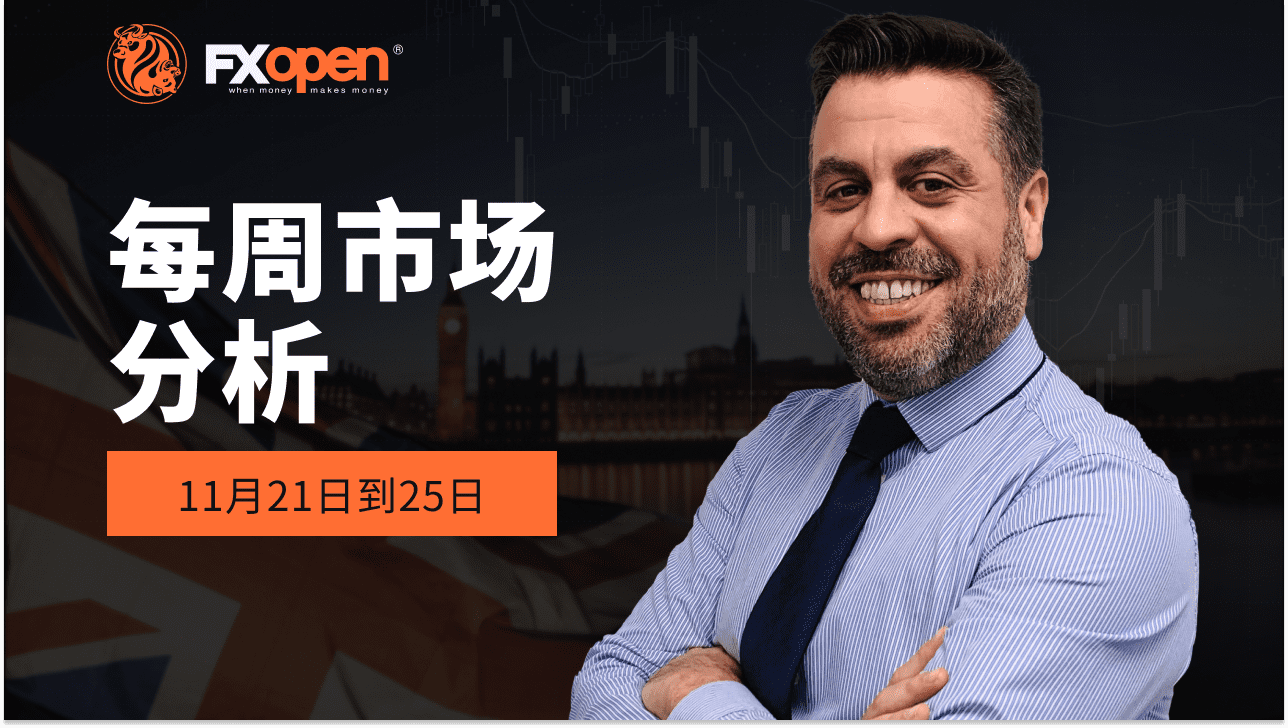 观看FXOpen的11月21日至25日每周市场总结视频