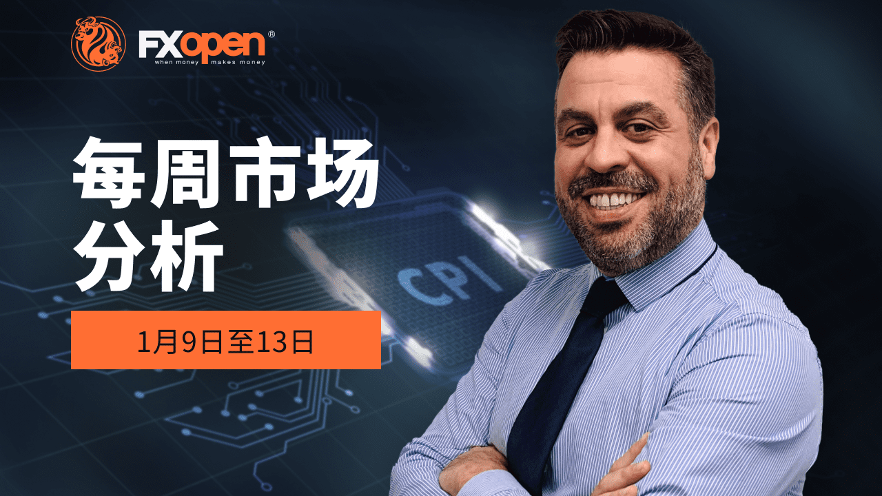 观看FXOpen的1月9日至13日每周市场总结视频