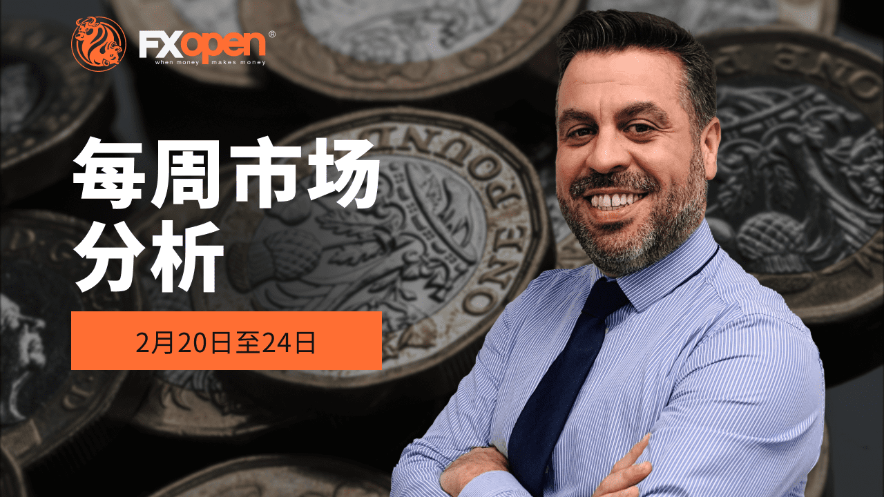 观看FXOpen每周市场总结视频 - 2023年2月20至24日