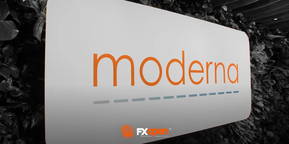 Moderna（MRNA）股价一天内飙升逾 10%