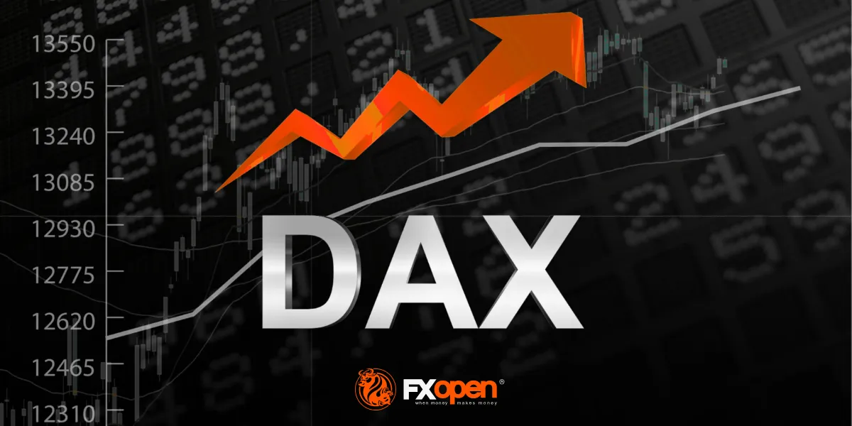 DAX 股票指数暴跌